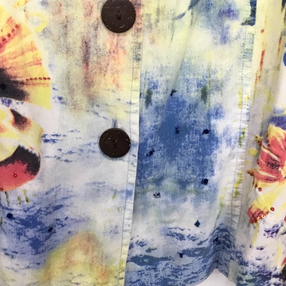 New Direction Woman Colorful Jacket/ Top Size 4X - Picture 7 of 9